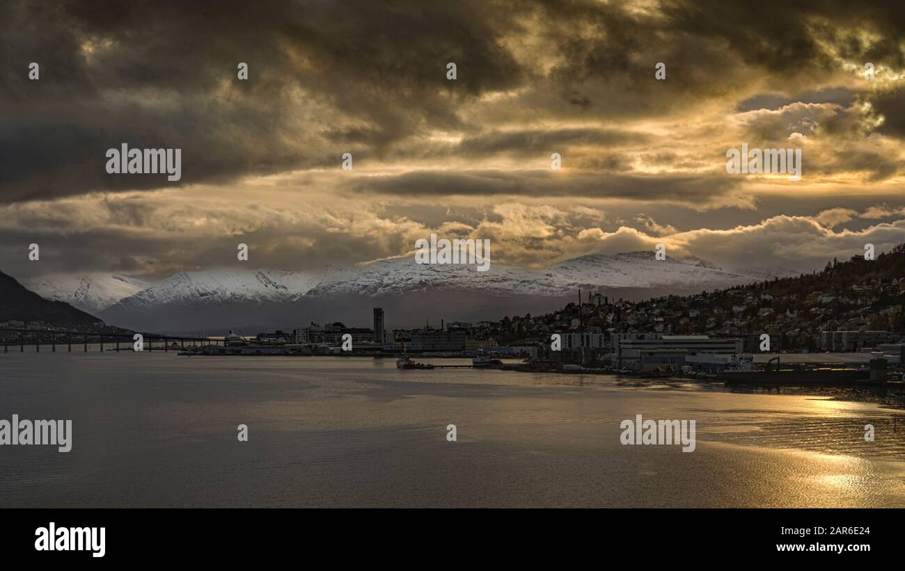 Tromso, Noruega Foto de stock