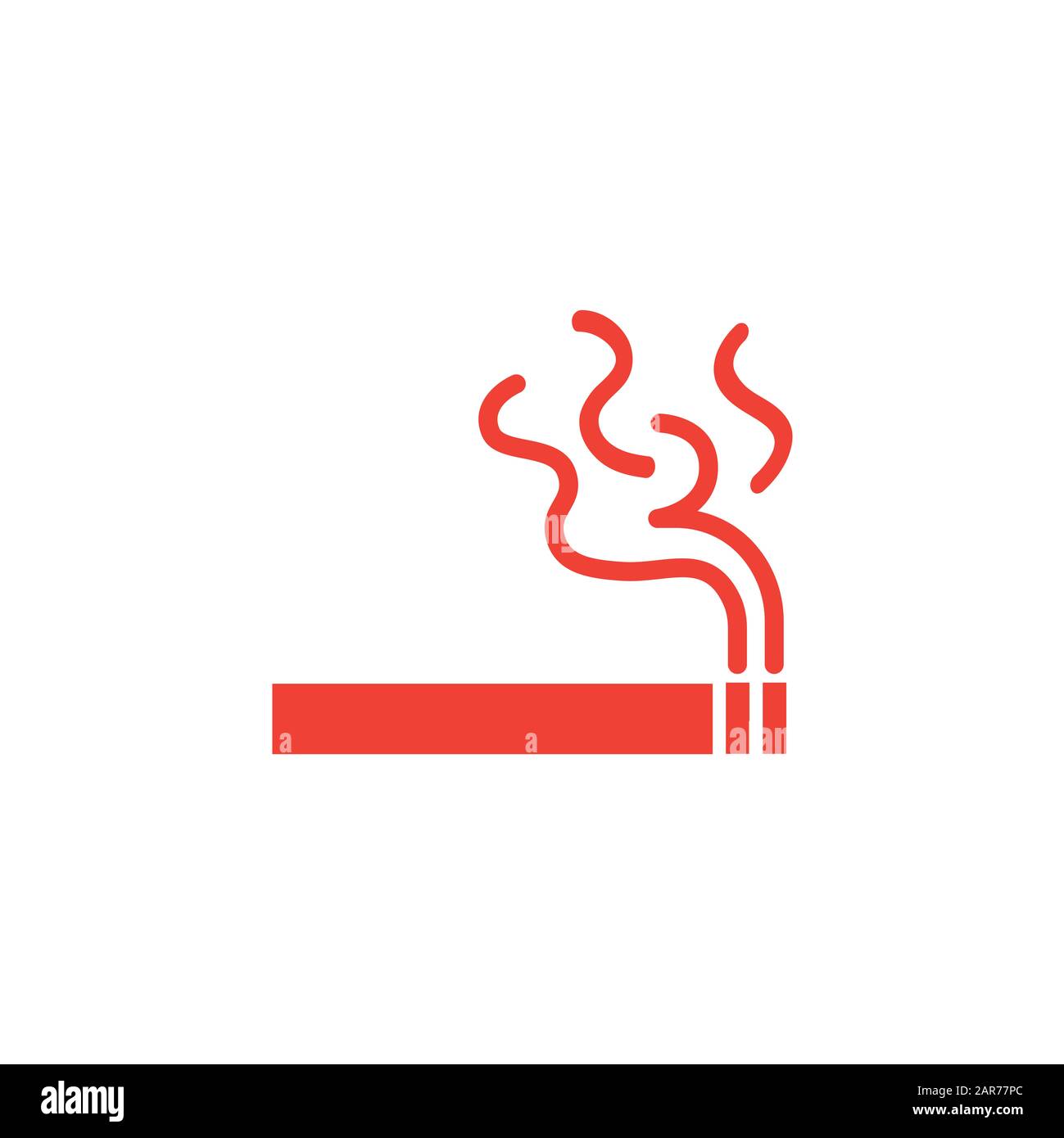 Icono Rojo Puro Simple Sobre Fondo Blanco Ilustracion Vectorial De Estilo Plano Rojo Fotografia De Stock Alamy