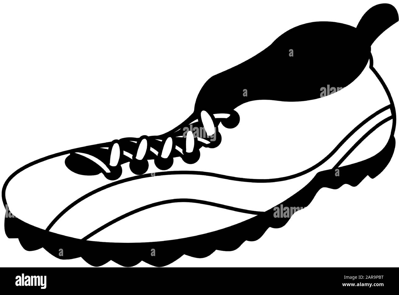 botas de fútbol americano con diseño de ilustración vectorial de fondo  blanco Imagen Vector de stock - Alamy