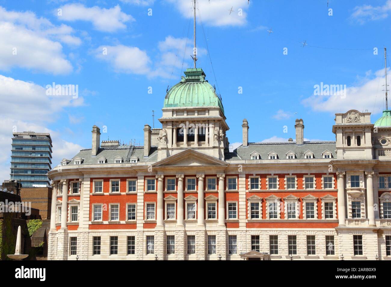 Admiralty House de Londres. Uno de Whitehall edificios del gobierno. Foto de stock