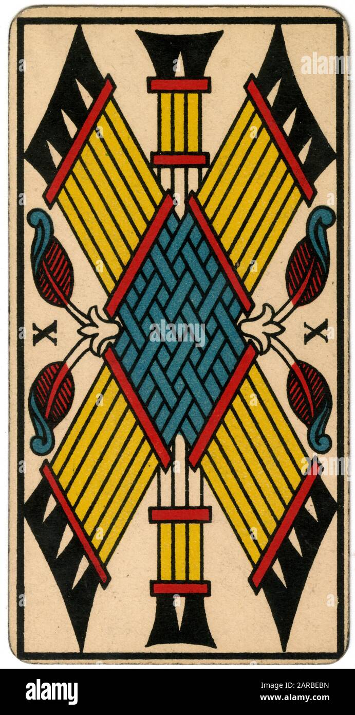 Tarot Card - Baton X Fotografía de stock - Alamy
