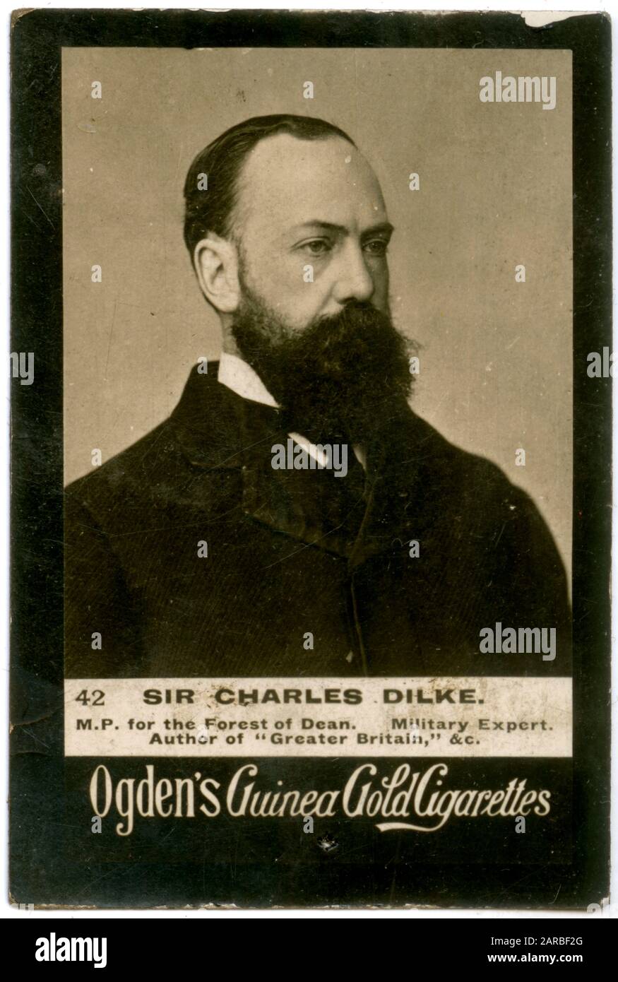 Sir Charles Dilke, liberal inglés y político radical Foto de stock