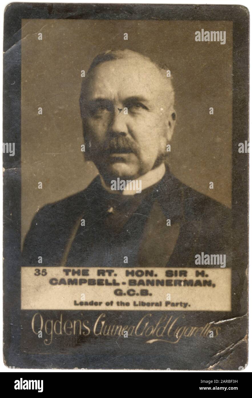 Sir Henry Campbell-Bannerman (1836-1908), líder del Partido Liberal, Primer Ministro de 1905 a 1908. Foto de stock