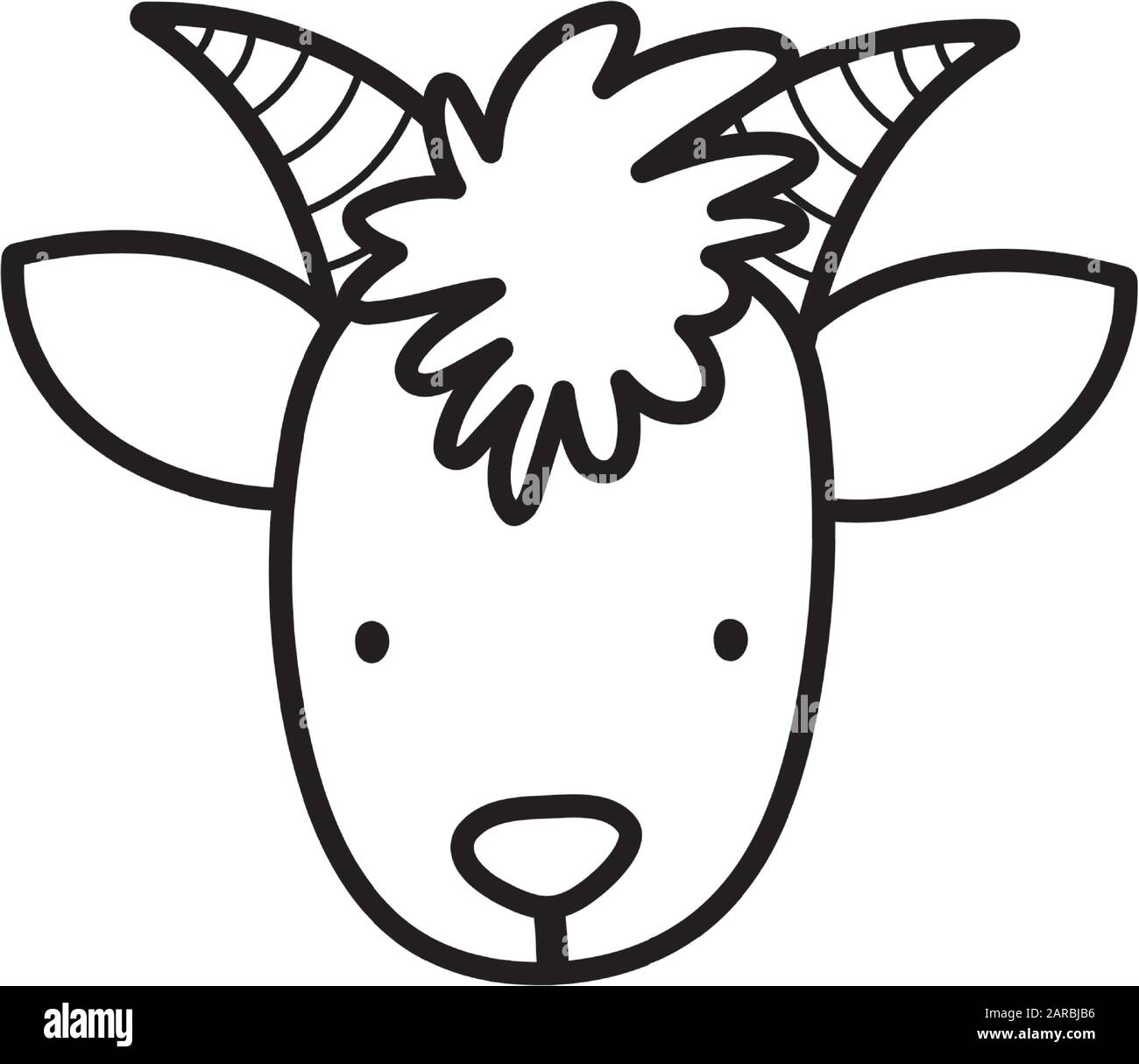 cabra cara ganado bovino dibujo animado animal vector ilustración gruesa línea Imagen Vector de stock - Alamy cabra cara ganado bovino dibujo animado animal vector ilustración gruesa línea Imagen Vector de stock - Alamy