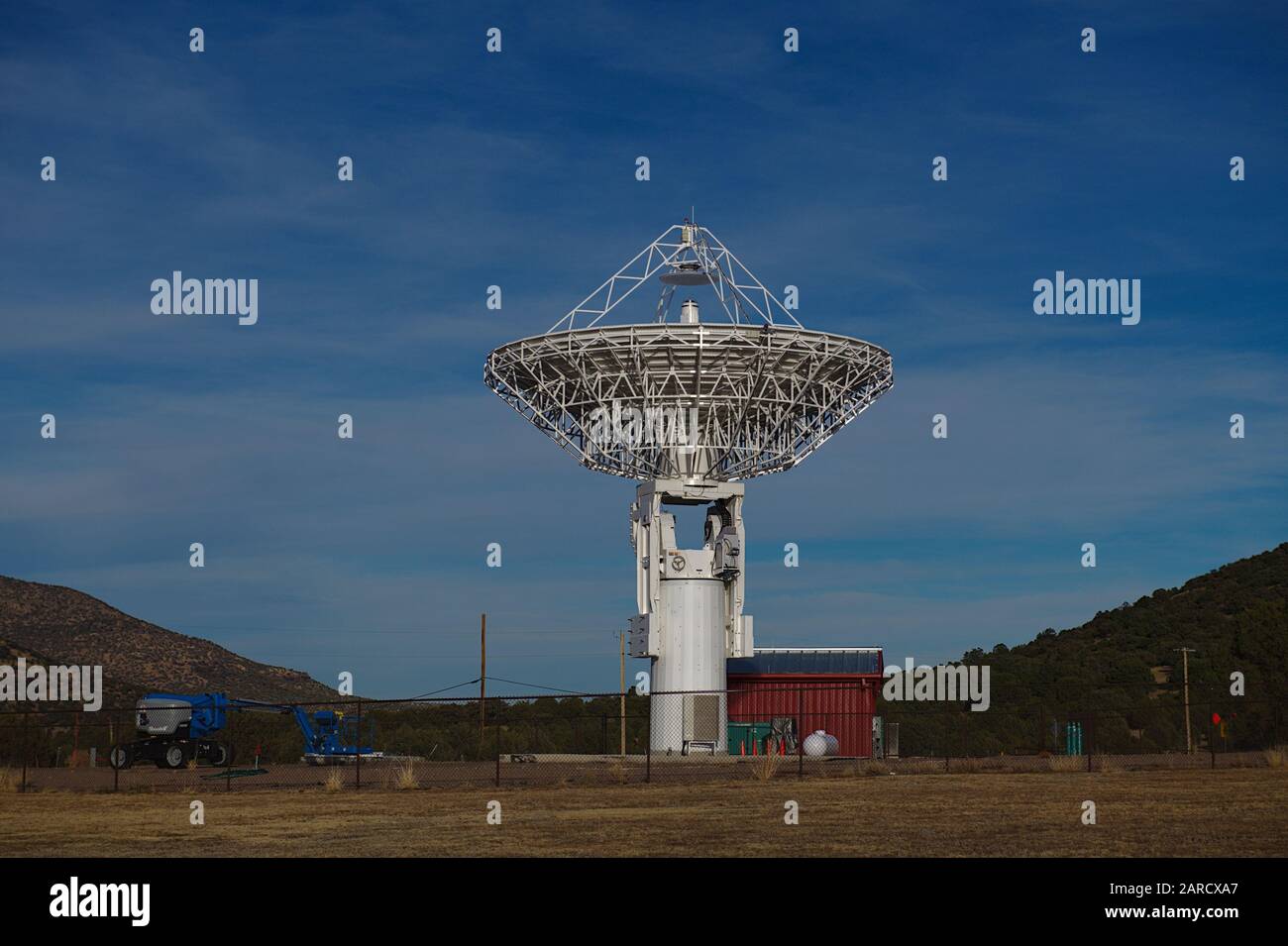 Observatorio Geodésico McDonald y Observatorio HEC en el Observatorio McDonald en Ft. Davis, Texas Foto de stock