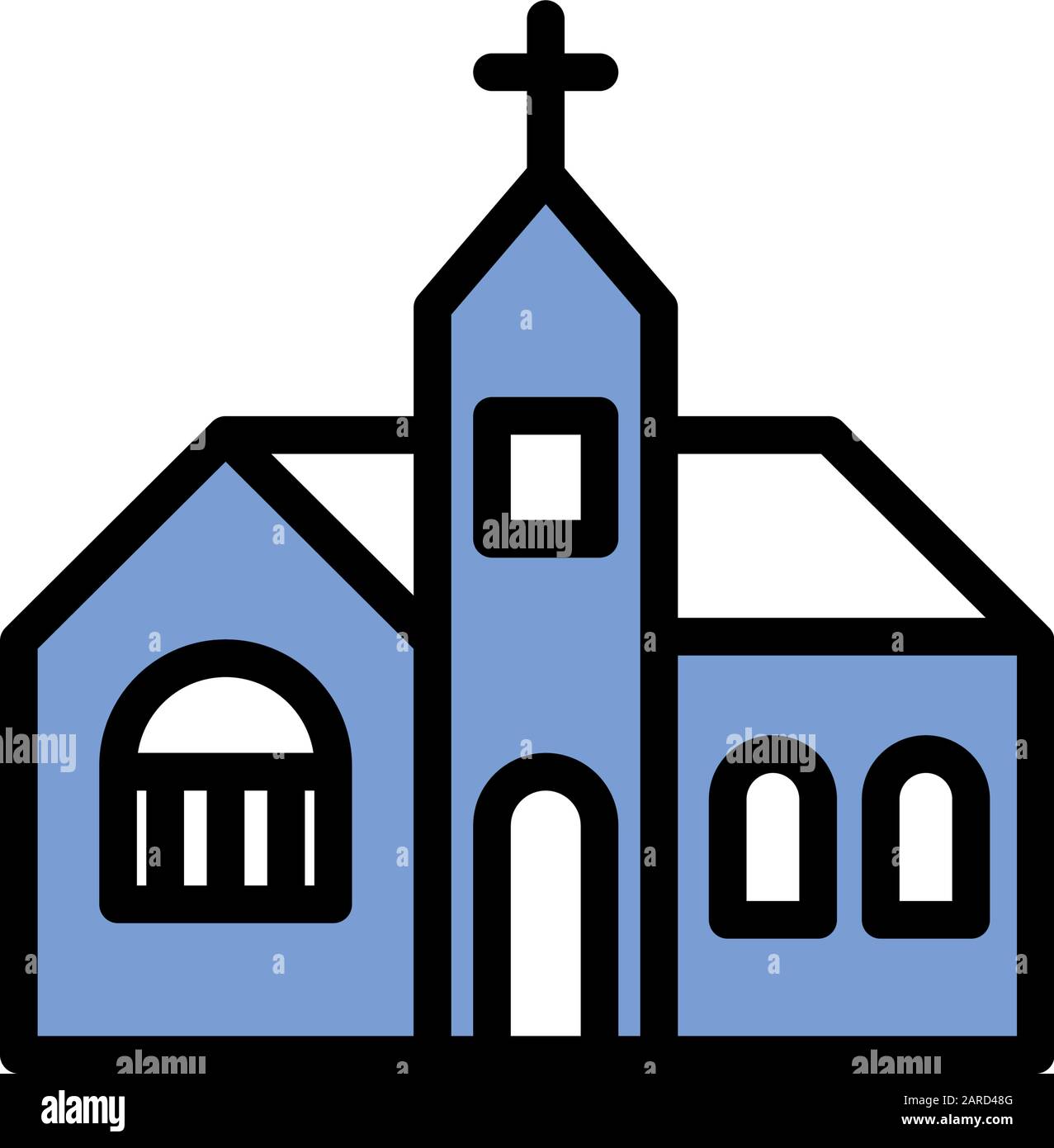 Iglesia católica icono fachada Imagen Vector de stock - Alamy Iglesia católica icono fachada Imagen Vector de stock - Alamy