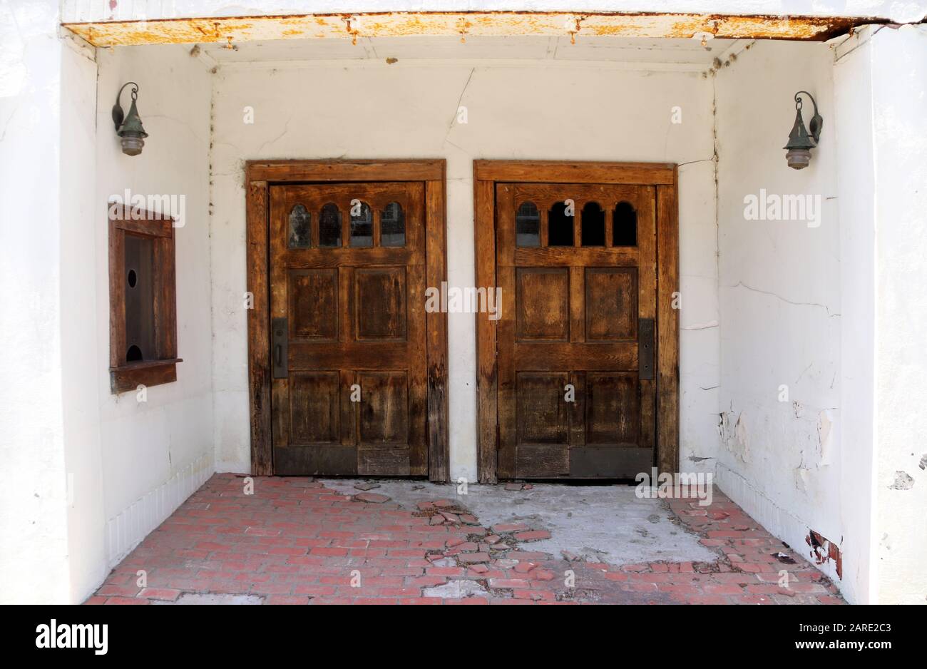 Puertas De Cine Foto de stock