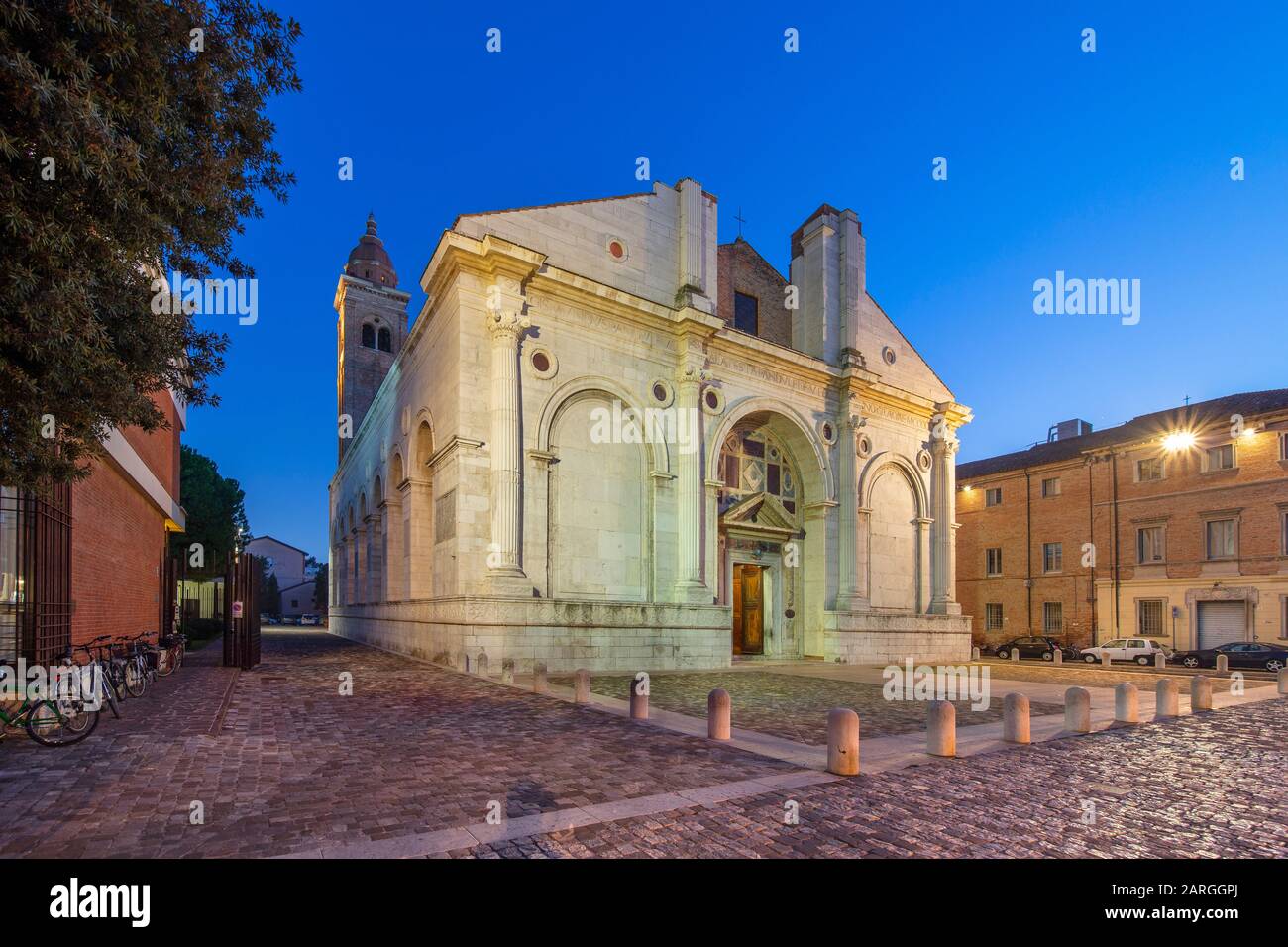 El Templo De Malatesta, Rimini, Emilia Romagna, Italia, Europa Foto de stock