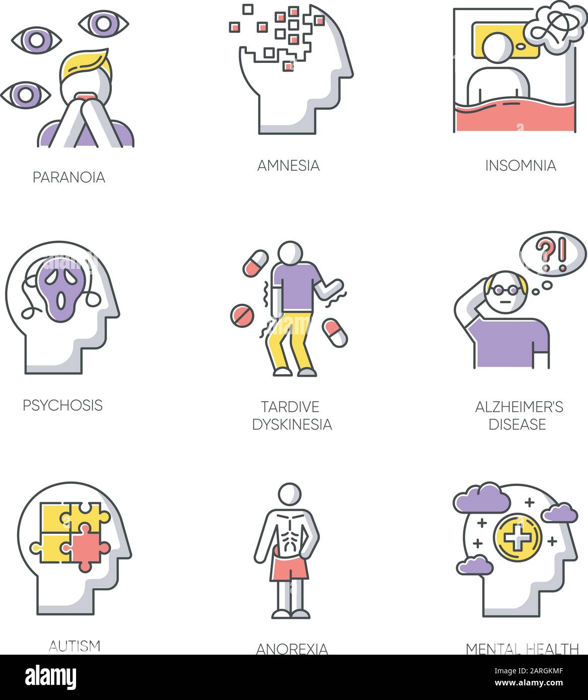 Autismo disegno da colorare Imágenes vectoriales de stock - Página 3 ...
