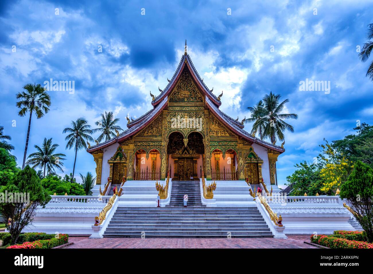 Haw Pha Bang en Luang Prabang Laos Foto de stock