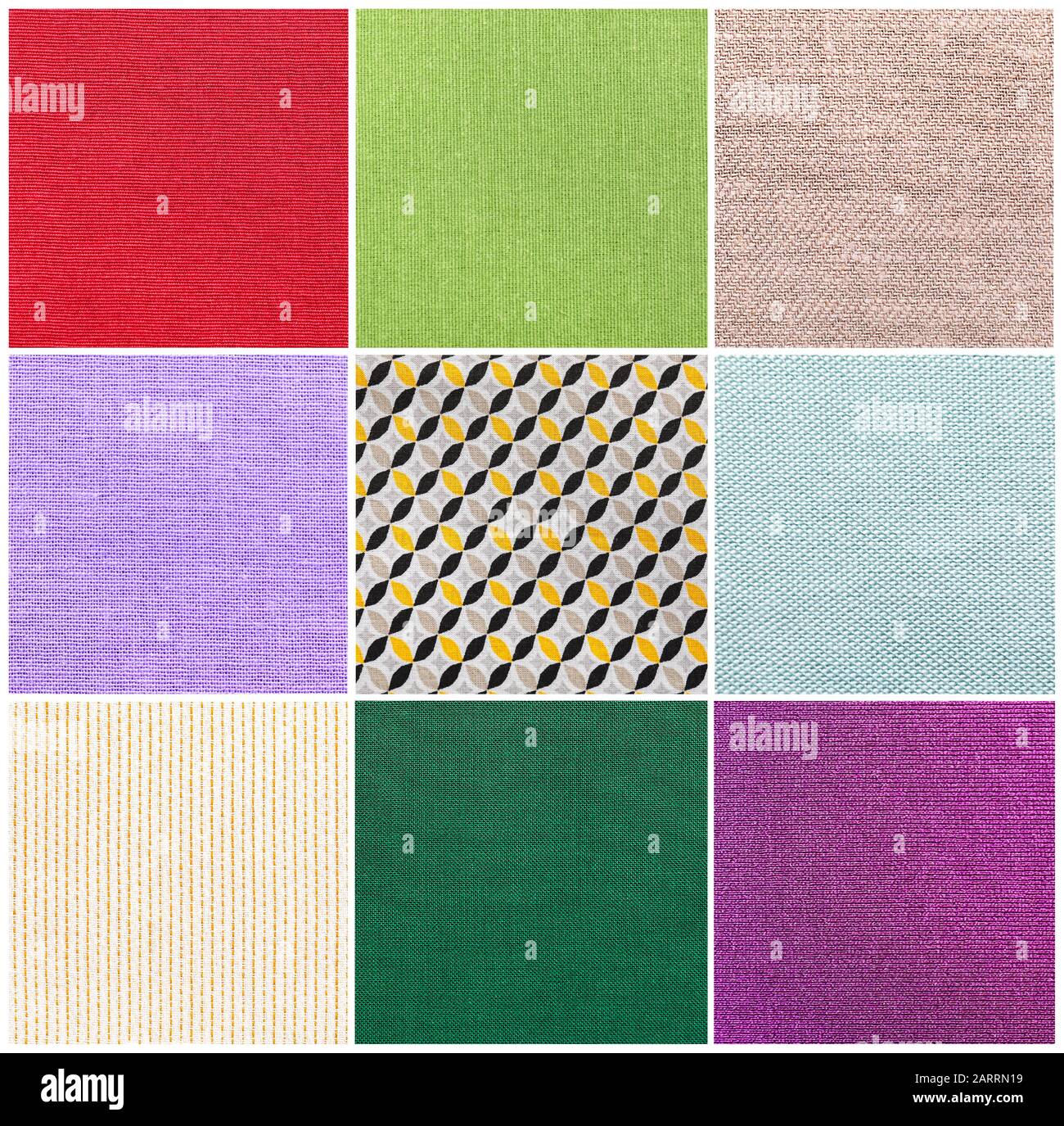 Texturas de diferentes telas como fondo Fotografía de stock - Alamy