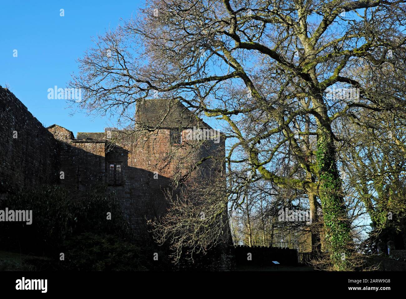 St Briavels Castle (siglo 12) ahora un albergue YHA en el borde del bosque de Dean cerca de Lydney en Gloucestershire, Inglaterra, Reino Unido KATHY DEWITT Foto de stock
