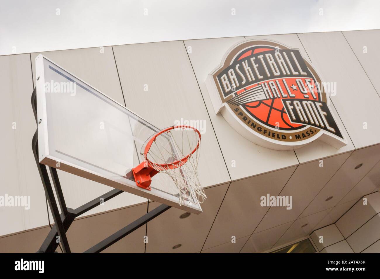 Naismith Memorial Basketball Hall Of Fame, Springfield, Massachusetts Foto de stock
