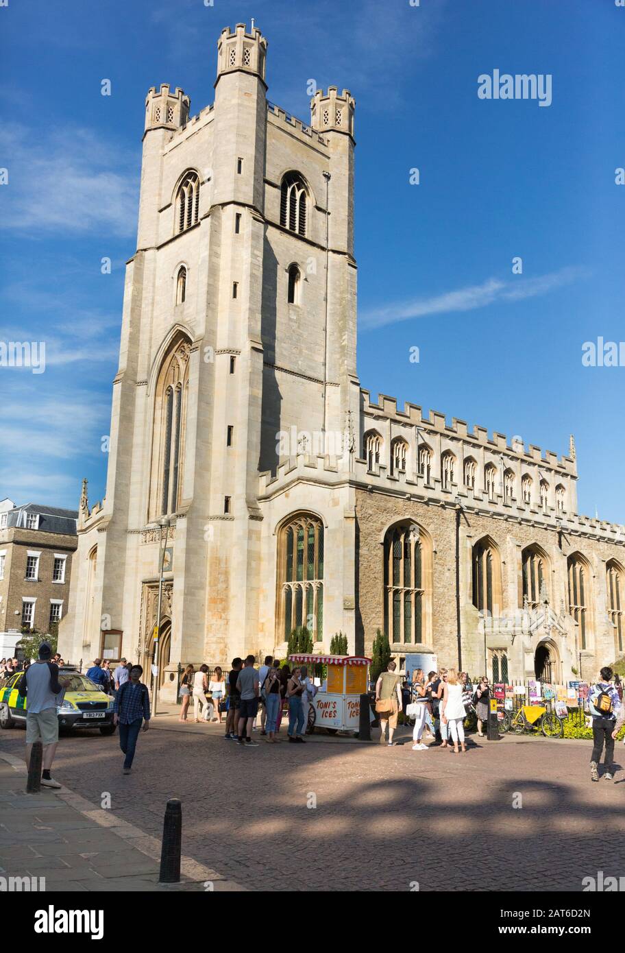 Gran Iglesia De Santa María En Cambridge, Reino Unido Foto de stock