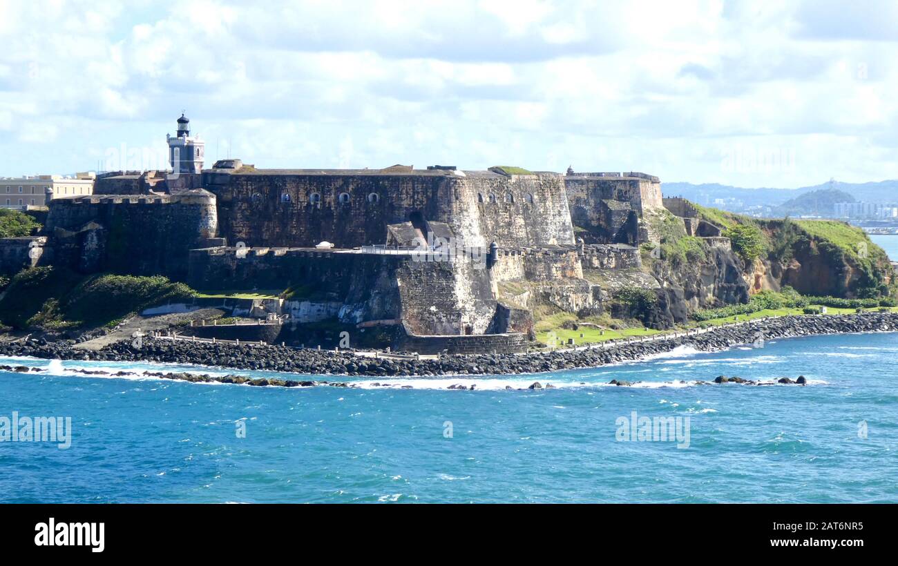 El Viejo San Juan de Puerto Rico Foto de stock