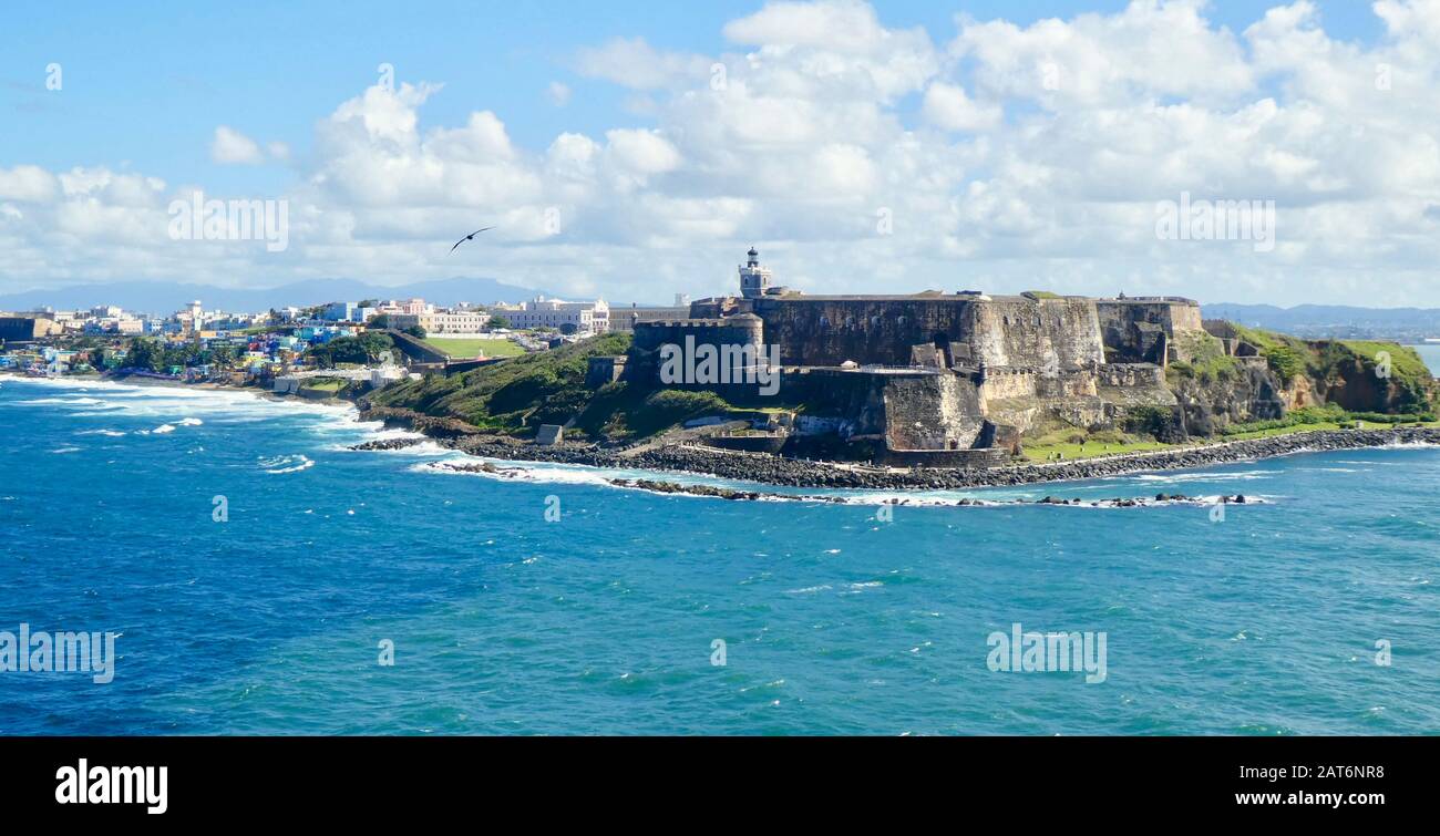 El Viejo San Juan de Puerto Rico Foto de stock