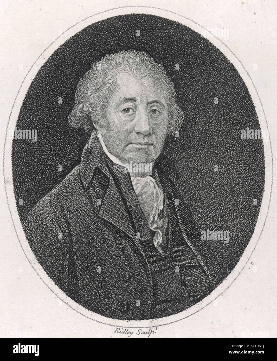 Matthew BOULTON (1728-1809) Inglés fabricante de ingeniería cerca de 1792 Foto de stock