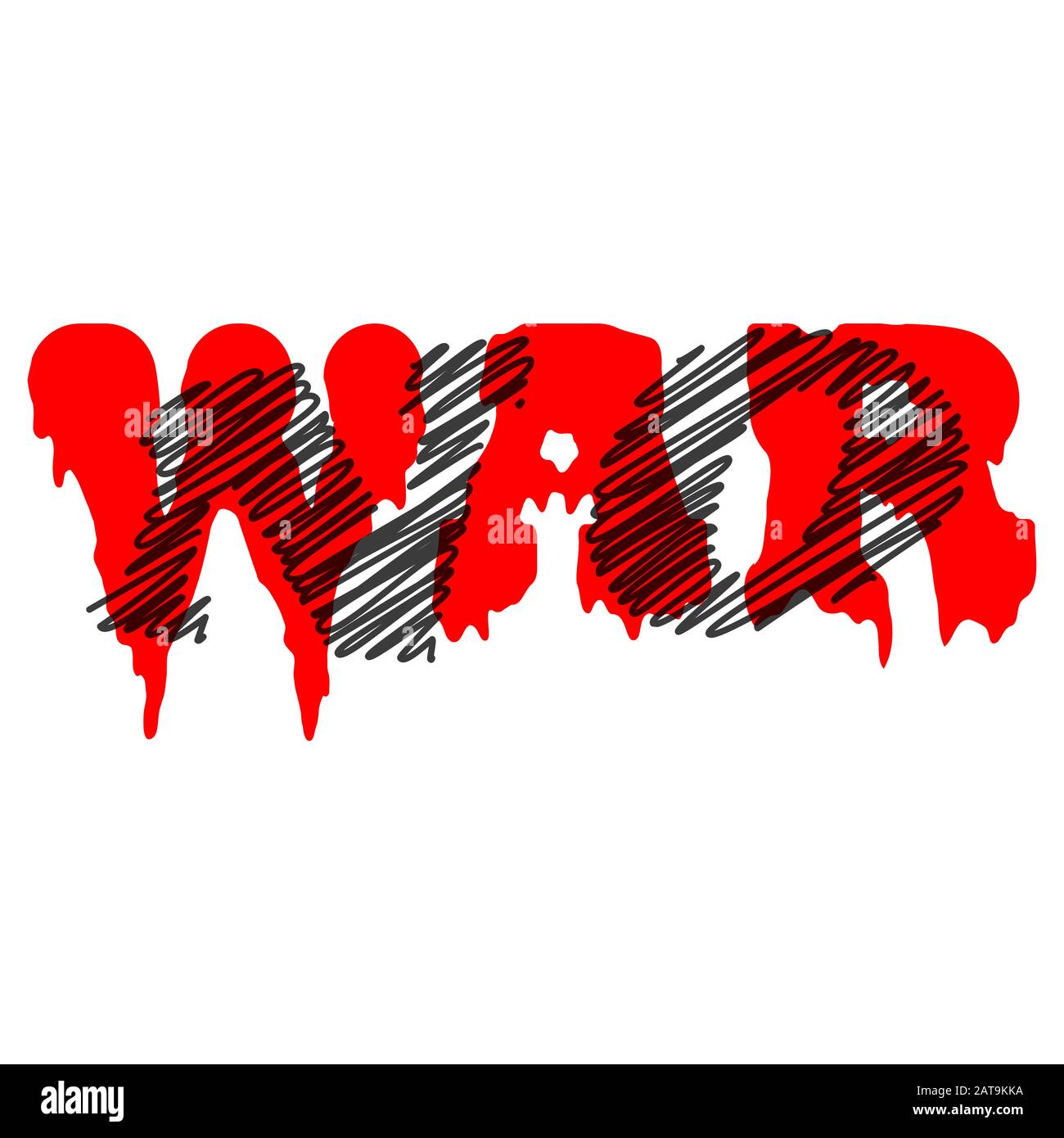 Una imagen de fondo de color rojo sin guerra. Foto de stock