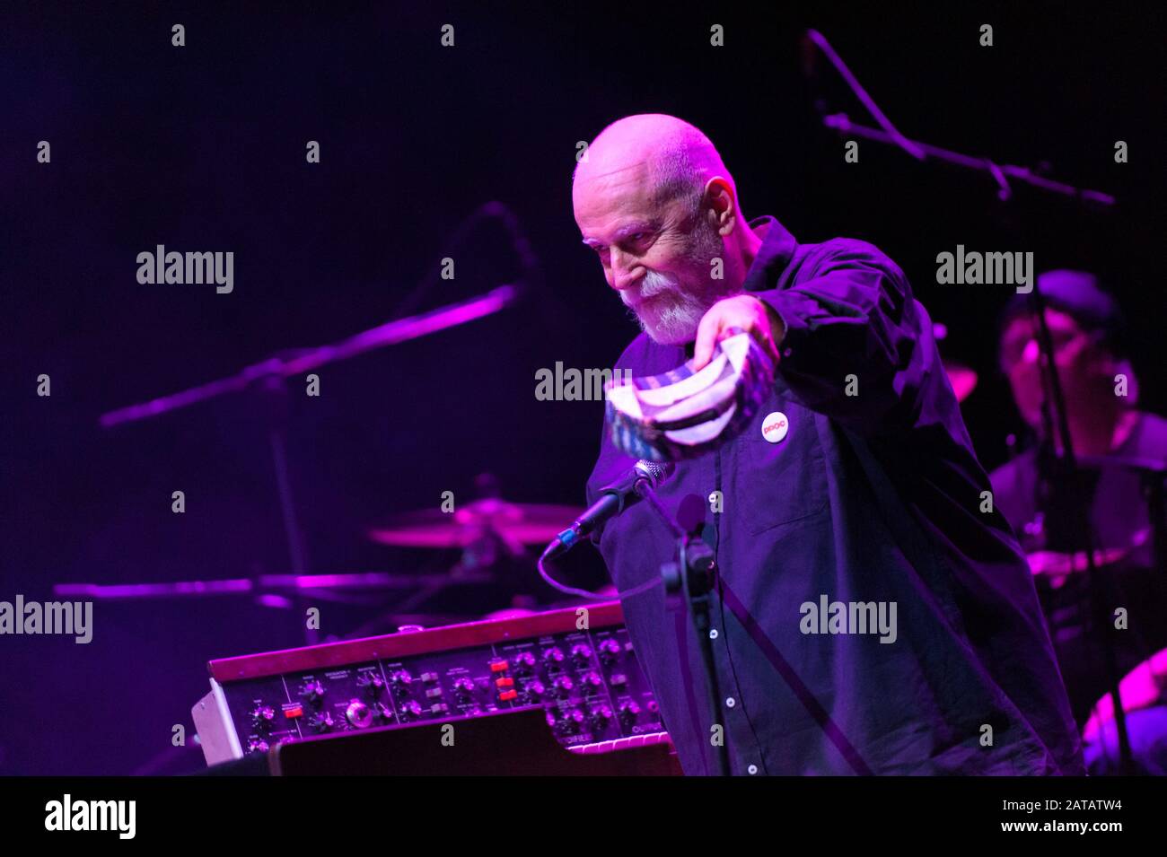 Roma, Italia. 31 de enero de 2020. Vittorio Nocenzi Durante El Banco Del Mutuo Soccorso - Transitiberiana Tour En El In Roma, Italia, Enero 31 2020 Crédito: Agencia De Fotografía Independiente/Alamy Live News Foto de stock