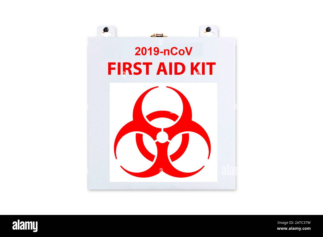 Kit De Primeros Auxilios, Erste Hilfe Kasten, Corona-Virus, 2019-Ncov, Foto de stock
