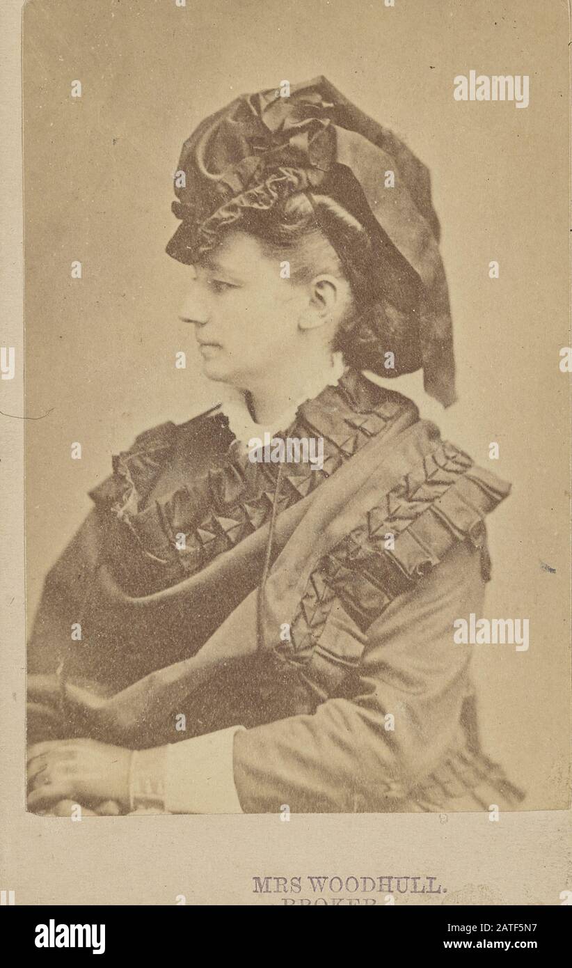 Victoria Woodhull - sufragio femenino en los Estados Unidos 1840' 1920' Foto de stock