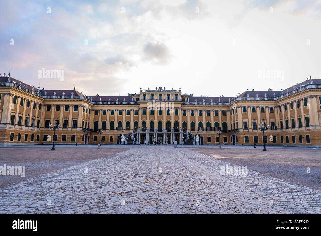 Palacio de Schonbrunn, Viena, Austria Foto de stock