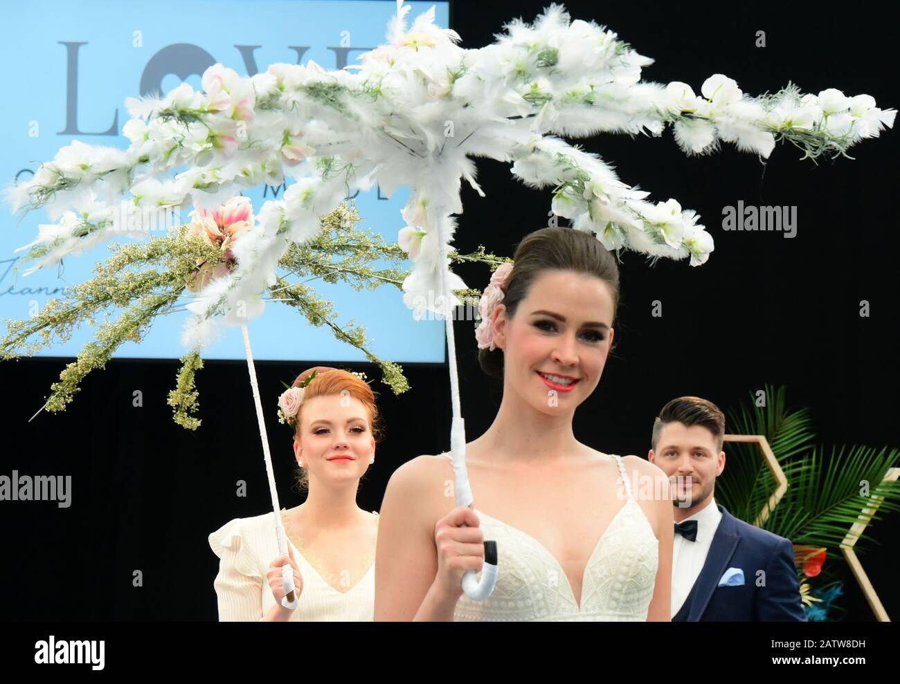 Leipzig Alemania 02 De Febrero De 2020 En La Feria De Bodas Jawort Leipzig En El