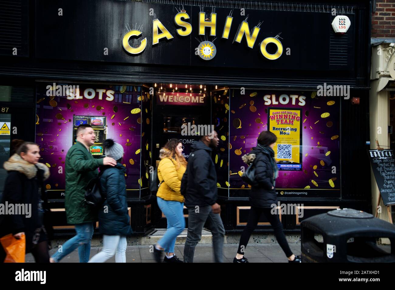 Cashino Slots shop, Whitechapel, Londres Foto de stock