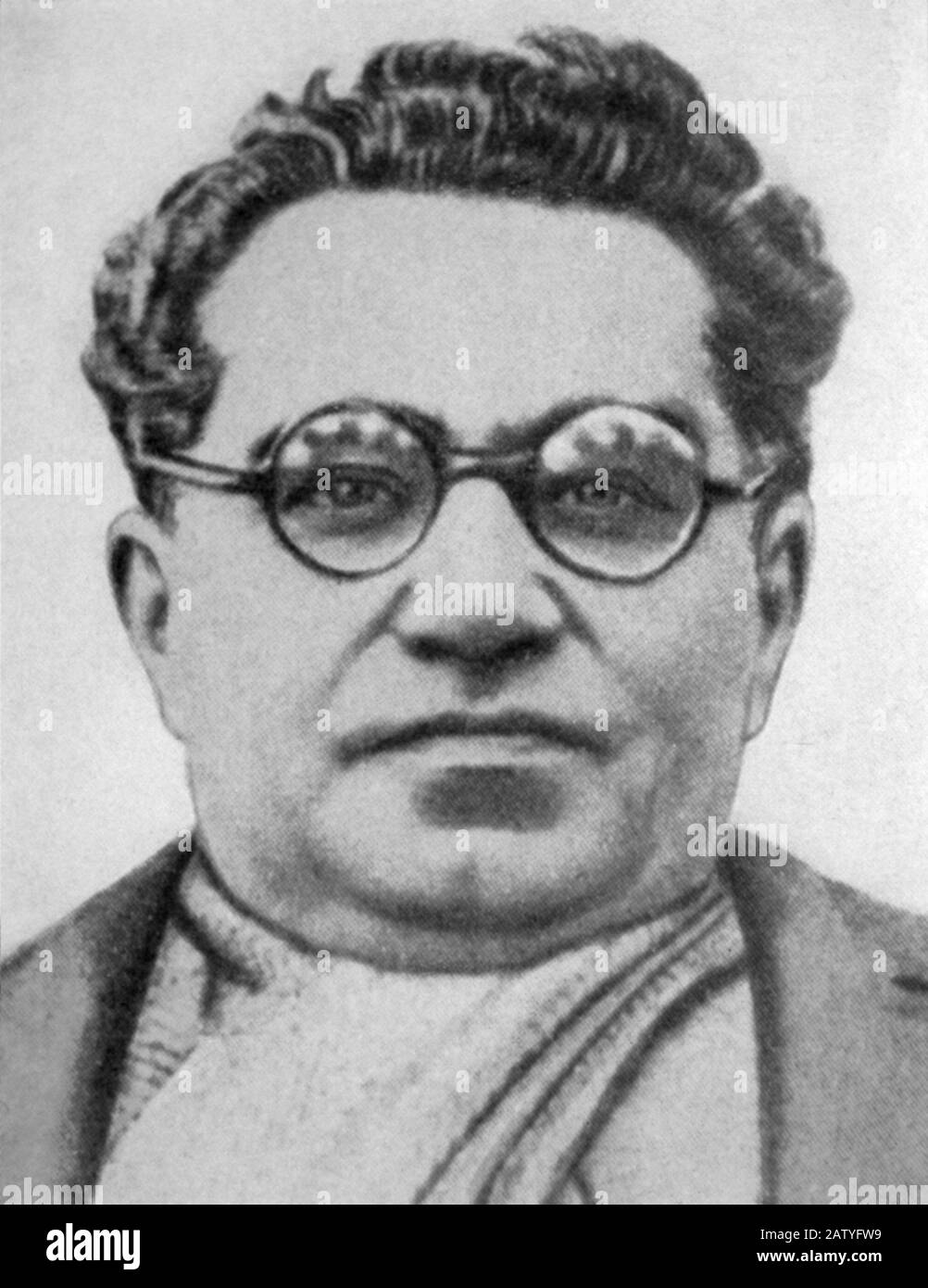 1937 CA : ANTONIO GRAMSCI ( Ales , Oristano 1891 - Roma 1937 ) intelectual italiano, escritor y comunista - PARTIDO COMUNISTA ITALIANO - PCI - P. Foto de stock