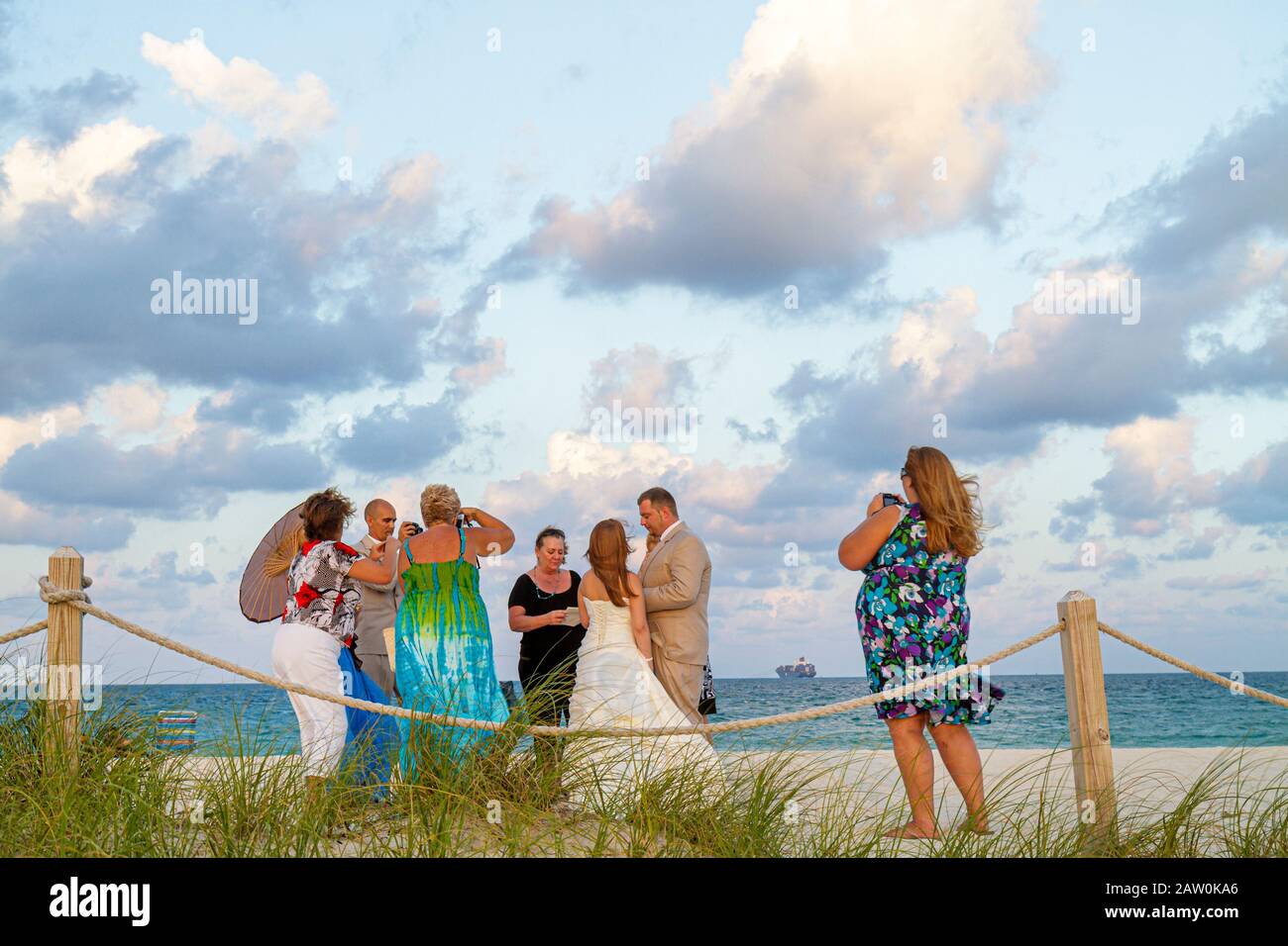 Miami Beach Florida,South Pointe Park,Point,boda,ceremonia,playas