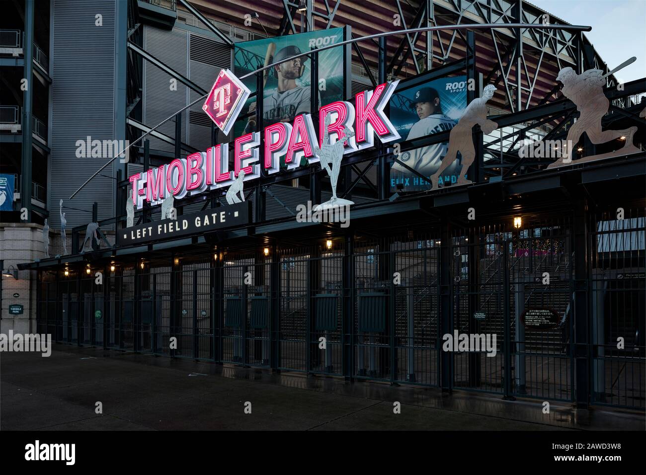 WA17403-00.....WASHINGTON - T-Mobile Park (estadio de béisbol) en Seattle.building Foto de stock