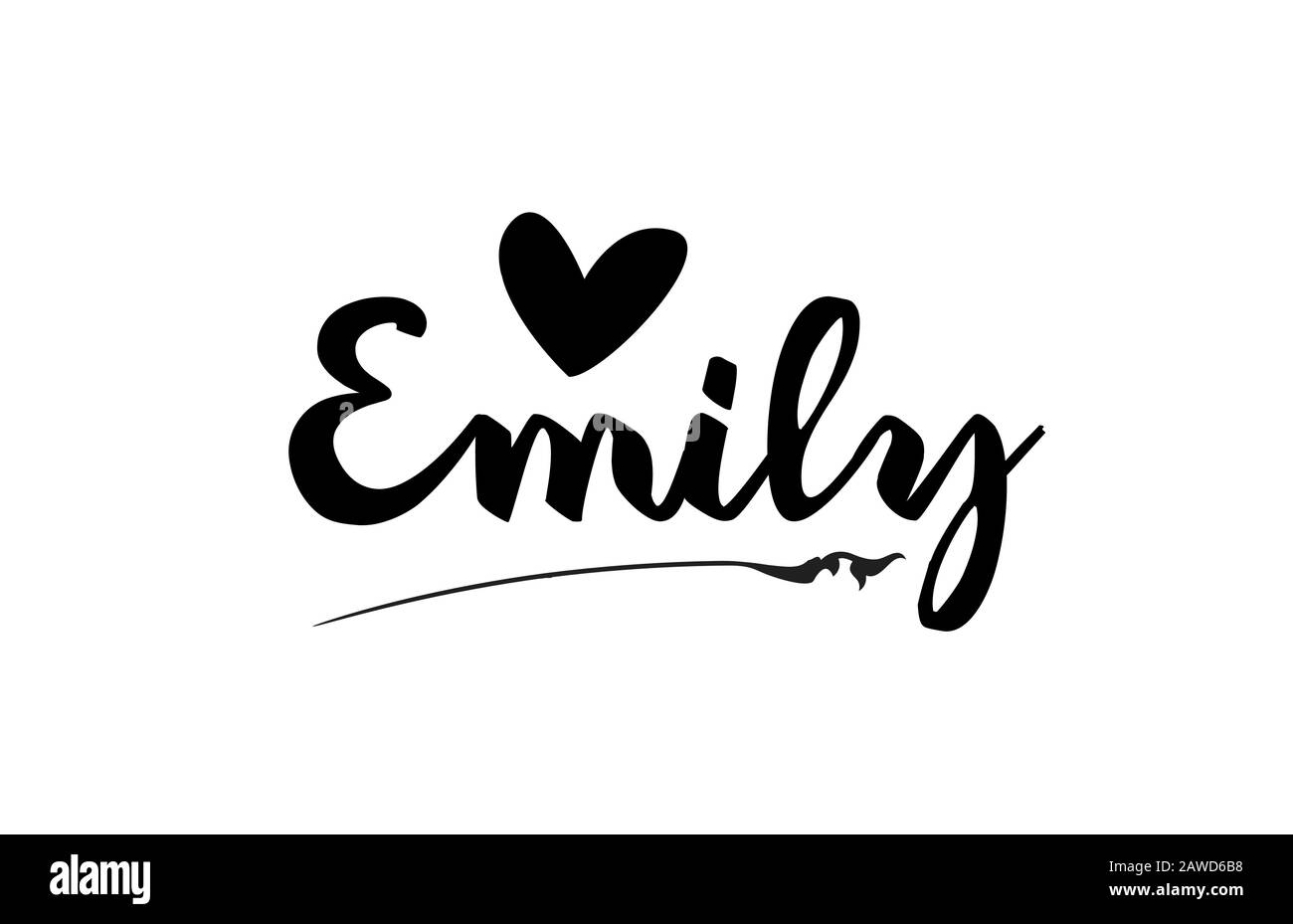 Diseño del nombre de emily fotografías e imágenes de alta resolución - Alamy