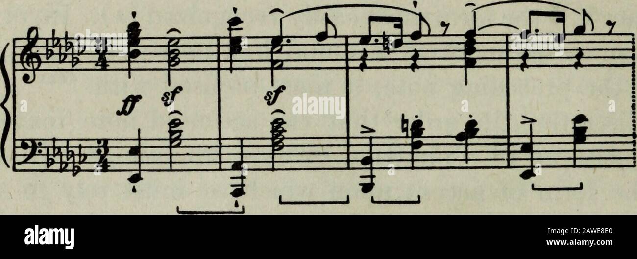 Enseñanza del piano : sus principios y problemas . Un acento que es  realmente una forma modificada del rubato tal vez llamado el acento legato  (). Esto hace una nota legato prom-inent