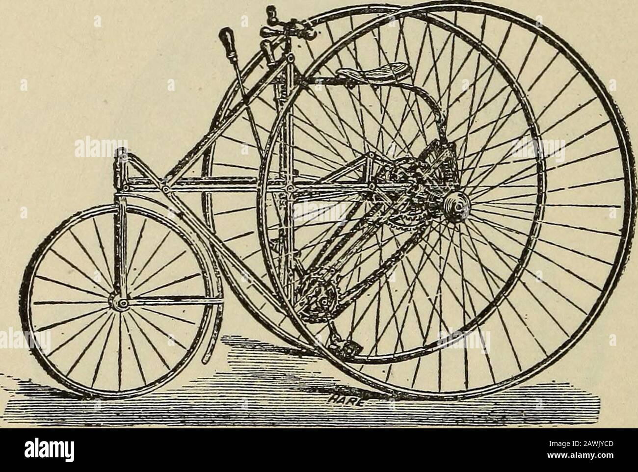 Bicicleta con rueda grande adelante top