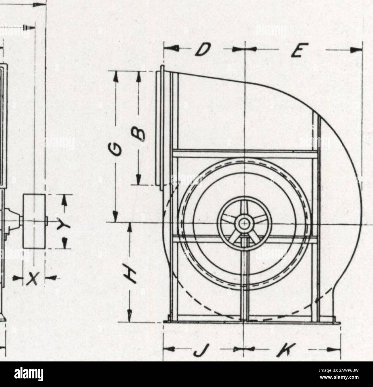 Catálogo no201: Ventiladores conoidales Buffalo Niagara . i79 lOOM105 JiUI 1223 128 130 6163633 464850 55 BUFFALO FORGE COMPANY VENTILADORES NIAGARA CONOIDAL (TIPO N) L 1 r- 1 z [-— M RJ -i~> I, i r A I 1 III illh ?i I. DOBLE CARCASA WIDTHFULL DIMENSIONES DE DESCARGA HORIZONTAL SUPERIOR EN PULGADAS TAMAÑO A 1 B C D E G H I J K L M X Y 3 4 24 2832 15? 21 17} JI 20 22 IIA 13 15J 18 20 A21A 273 M24 14 16 15 17 1416 18 384246 213 233 33 33 10 4 53 364044 23 28 25 J 4283 31 16 23 263 313 34 212325 40 44 202224 515661 26 41 28 53 31 63 Foto de stock
