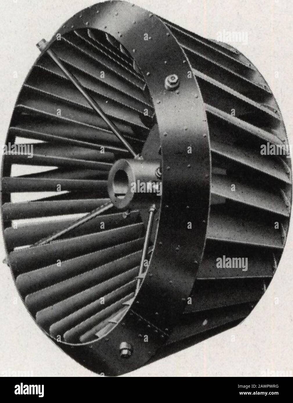 Catálogo no201: Ventiladores conoidales Buffalo Niagara . Tres*Quarter Housing Niagara Conoidal Fan, LeAHand Top horizontal Disebarge, para Overhung PuUey o Direct Connection 11 BUFFALO FORGE COMPANY Foto de stock