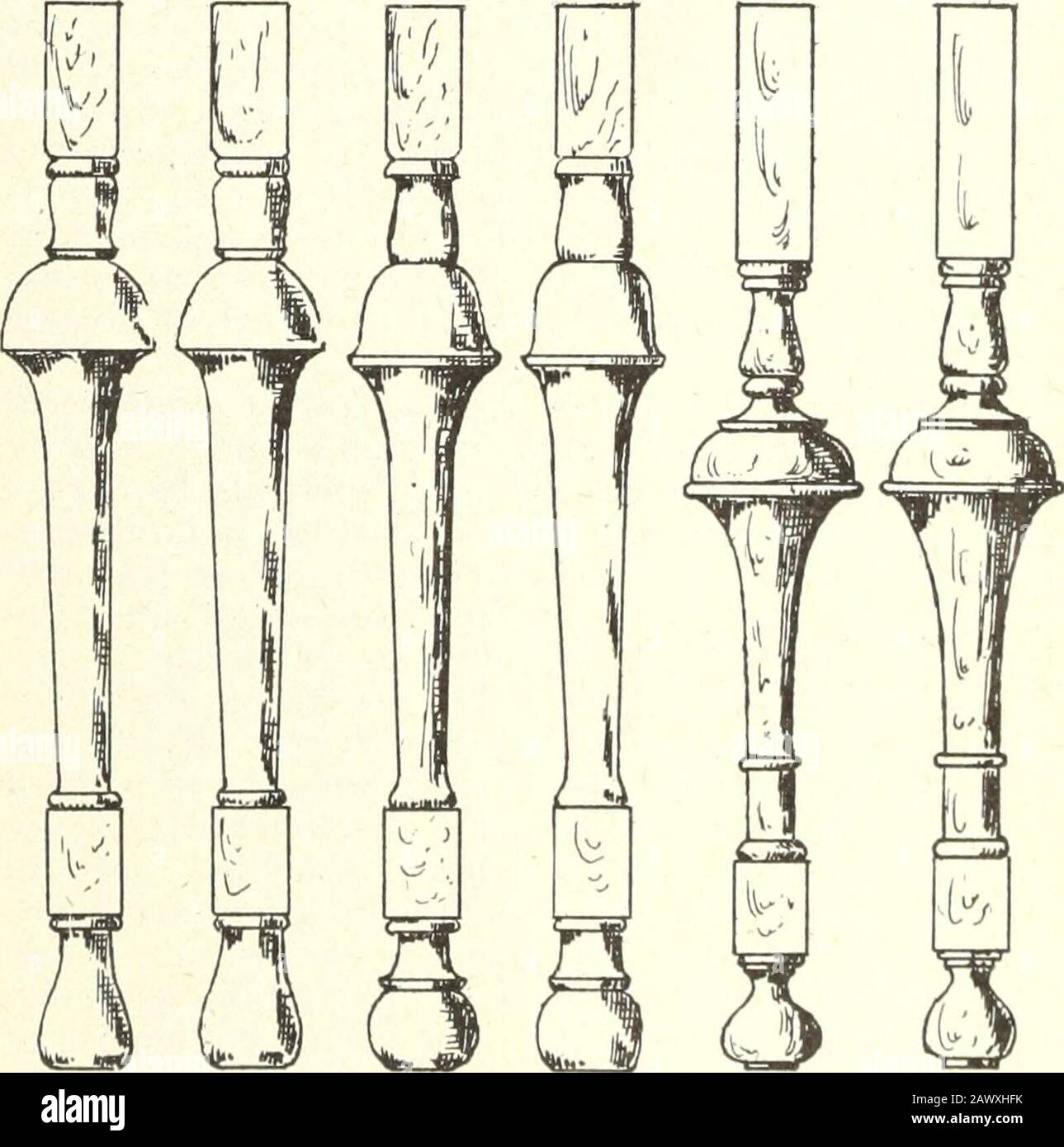 Industrias canadienses de productos de madera . El estilo de William y Mary  fue la predecesora inmediata de la Reina Ana, y formsthe muebles enlace  estilo entre el Jacobean y la Reina