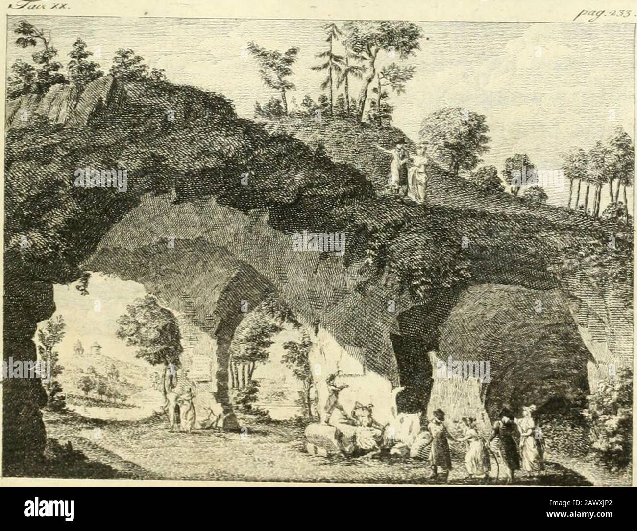 Dell'arte dei giardini inglesi . per riguardoallornato, ed al movimento vivente, glielo comuni-cheranno , ven en tutte le altre parti del giardino,le persone stesse, che landeran visitando, che deb-bonsi considerare per le vere sole macchiette delquadro ; E quando pur predominante lamor delmaraAàglioso, suggerirei piuttosto delle mascherateconformi alle diversas escenas, che presenta il giardino. Le grotte per se stesse riuscendo oggetti straor-dinarj in natura , ed i giardini presentando di radodéiti conevoli ad esse, sarà meglio risparmiarle.Un bel giardino può esserne privo senza difett Foto de stock