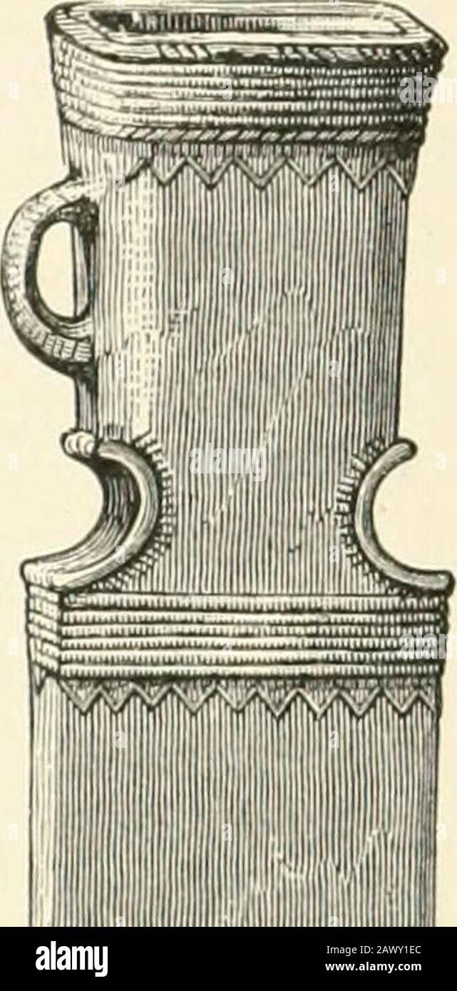 Una introducción al estudio del arte prehistórico . c Vfe Fig. 206.— Lewes. (Tamaño medio.) Fig. 207.—Ulleskelf. (Tamaño medio.) Foto de stock