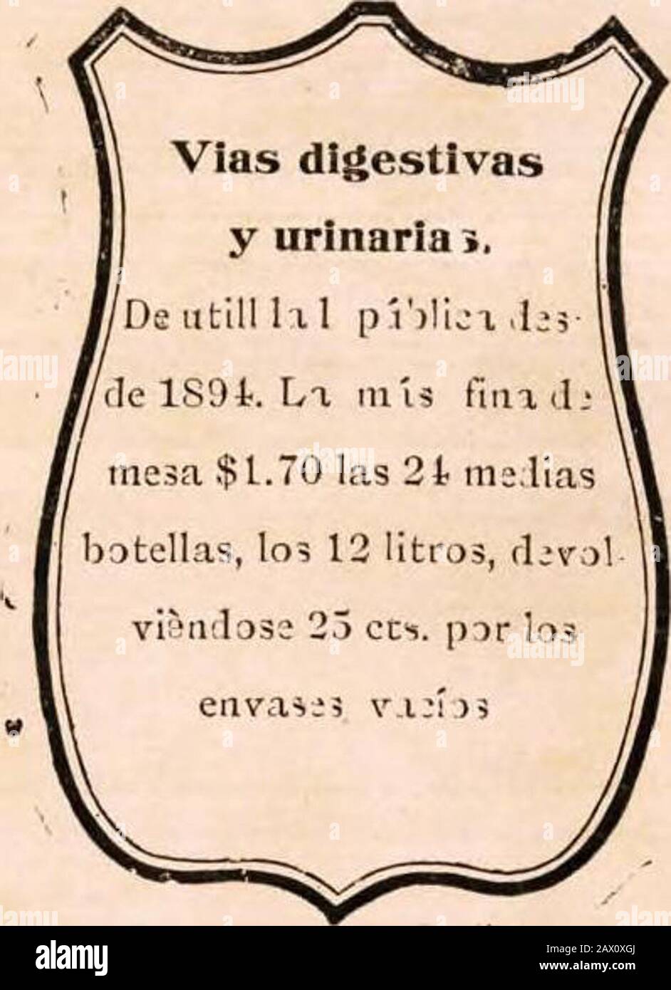 Labor nueva. . .— Prima económicas.—pagos por meses, por tri-mestres, por semestres y por años.—Completa garantía para el asegurado.— Condiciones:ais roas liberales del mundo.—diez por cien de resolución sobre las primas de cual-quier compañia extranjera. — Pólizas mancomunadas entre marcado y mujer, entre dos ami-góse entre los diferentes socios de empresas mercantiles.—Porólitos de niños.—Seguros desde500 pesos.—no hay caducida.—no hay restricción. G. Bernard: Director General. Oficina principal: Egido Núm. 1 altos, Teléfono 20X1 apartamento .1710 Habana Si usted tiene que sus recetas están bien preparado Foto de stock