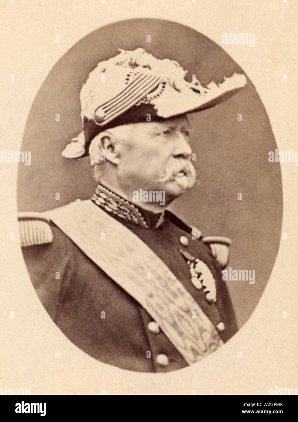 1875 CA , París , FRANCIA el militar y político francés Marie Edme