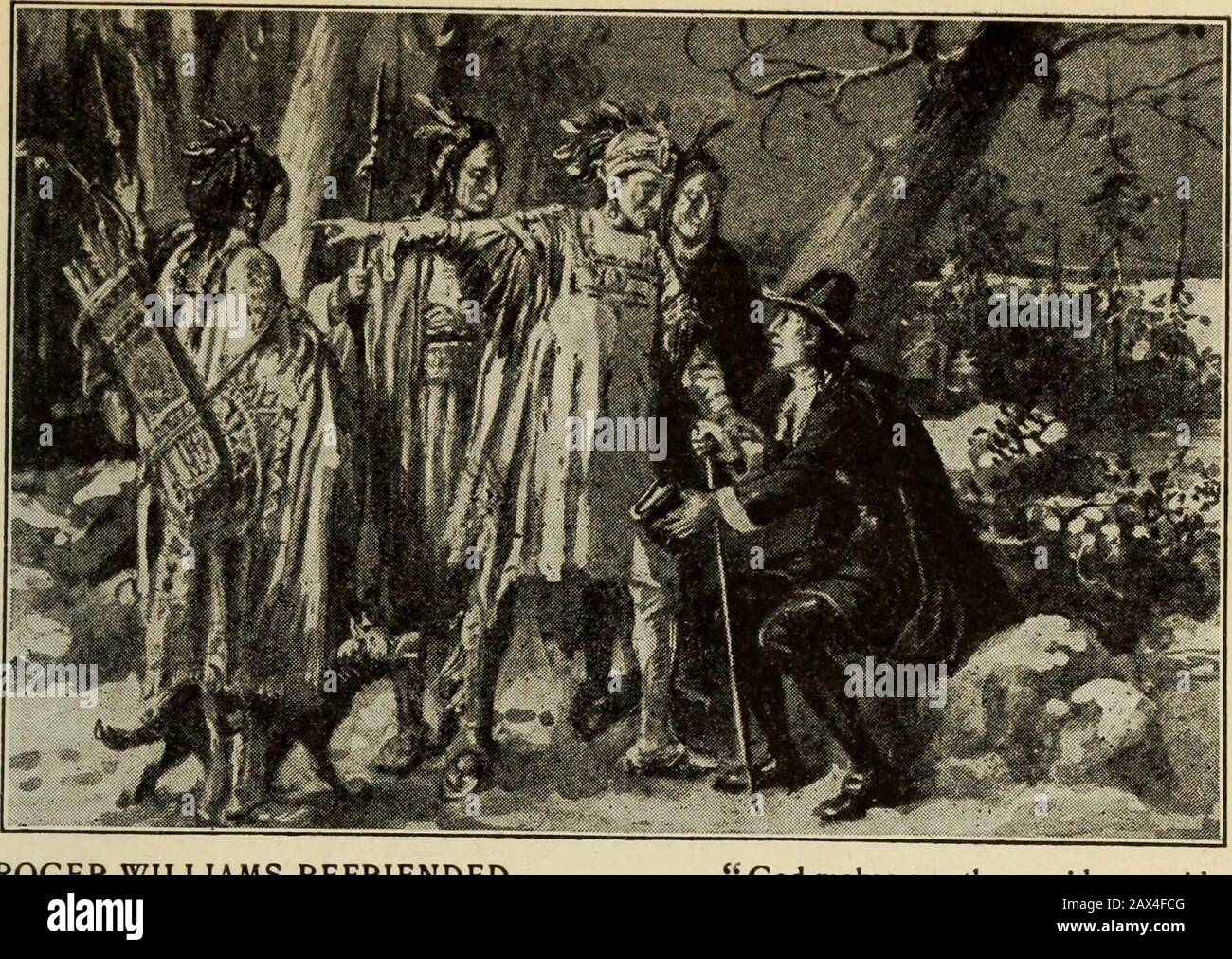 Nuestro día a la luz de la profecía y la providencia . Roger WILLIAMS BEFRIENDEDBY INDIOS Dios hace un camino, proporciona una guía, y se alimenta en el desierto. AGENTES paganos DE LIBERACIÓN que dice de Ciro, Él es Mi pastor, y realizará todo Mi placer: Aun diciendo a Jeru-salem, tú edificarás; y al templo, Thyfundation pondrá. Isa. 44:28. Mucho antes del nacimiento de Ciro, el conquistador de Babilonia, el Señor lo había llamado por su nombre para ser su agente en la adoración de Israel desde el cautiverio. Yo solaparé los reyes de los saqueantes, para abrir delante de él las dos puertas de las hojas; y las puertas de los dos Foto de stock