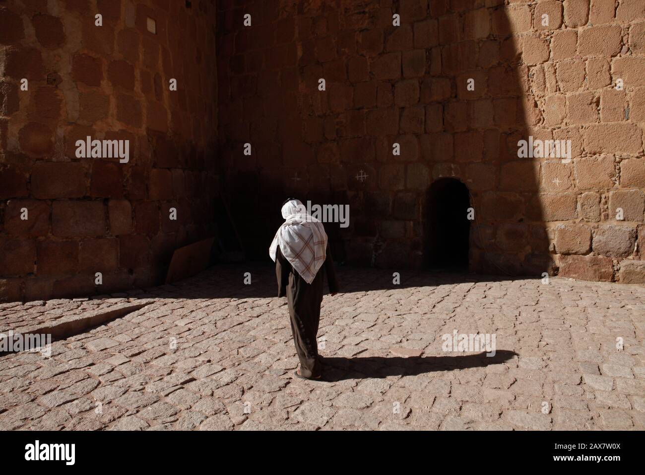 El Monasterio de San Katherine se encuentra a la sombra del Monte Sinaí