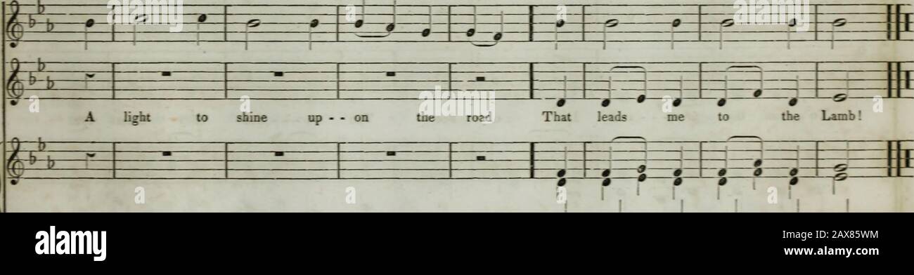 Colección de música de iglesia de la Boston Musical Education Society : compuesta por canciones originales de salmo e himno, piezas selectas, cantos, &c.; incluyendo composiciones adaptadas al servicio de la Iglesia Episcopal Protestante . Foto de stock