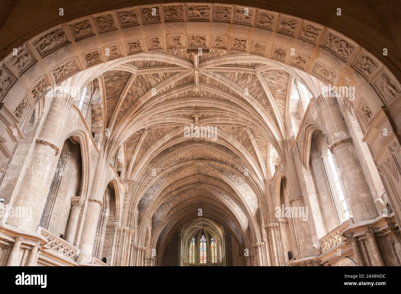 Interieur, Catedral De Burdeos, Burdeos, Aquitania, Frankreich Foto de stock