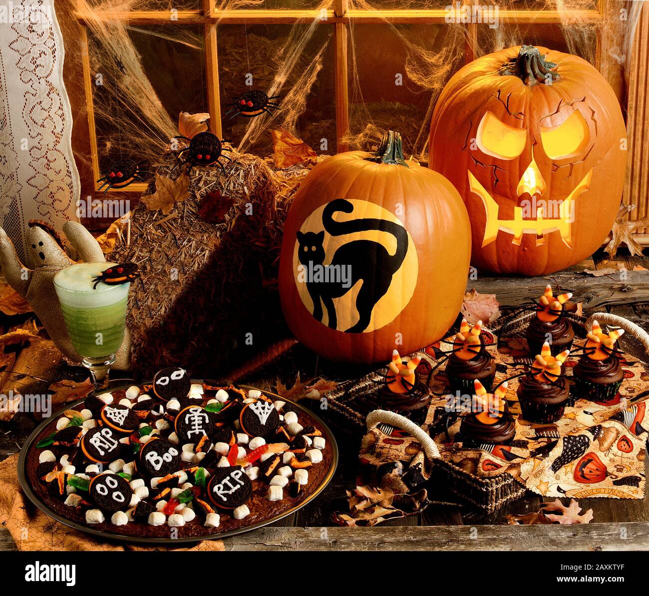 Golosinas de Halloween Foto de stock