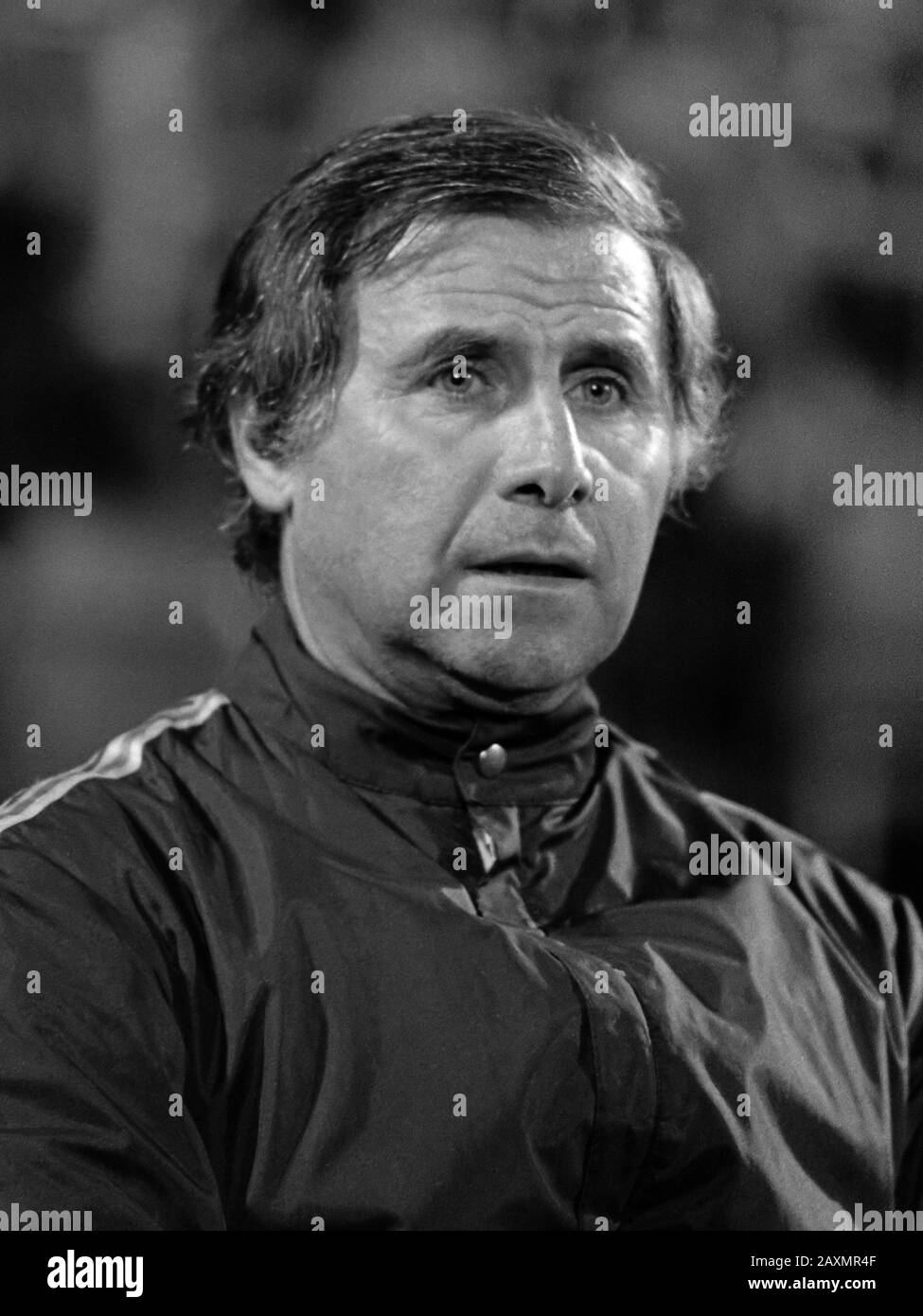 Clasificación de la Copa del Mundo contra Francia en Rotterdam países Bajos 1-0 + entrenador de Francia Hidalgo 25 de marzo de 1981 Foto de stock