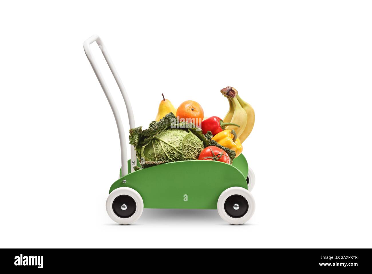 Foto gratis Frutas y verdura carro para descargar