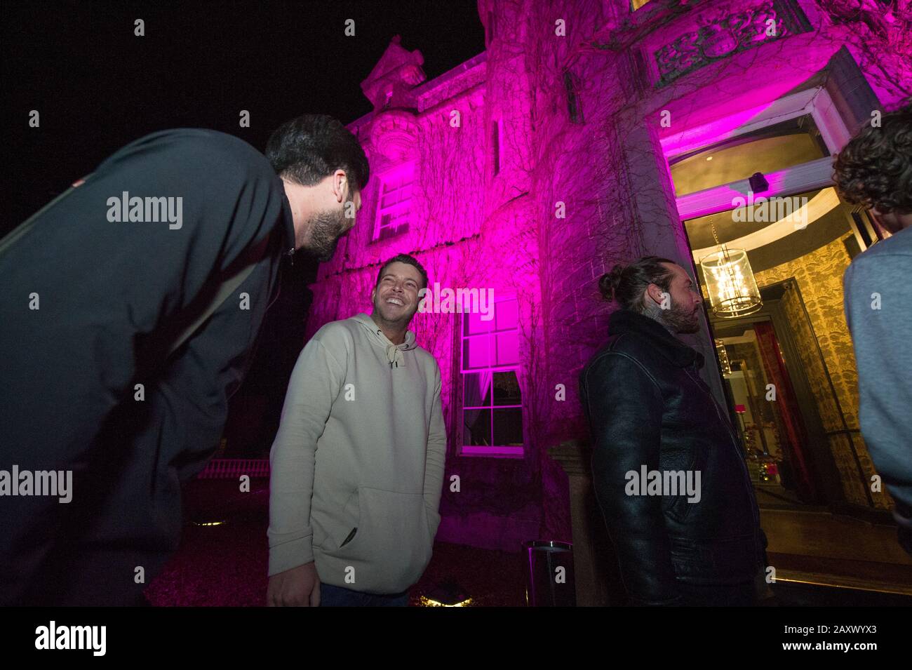 Edimburgo, Reino Unido. 27 de noviembre de 2018. Estrella de Celebrity Love Island - Pete Wicks visto en la fiesta TOWIE para ROPA DE QUIZ. Crédito: Colin Fisher/Alamy Live News Foto de stock