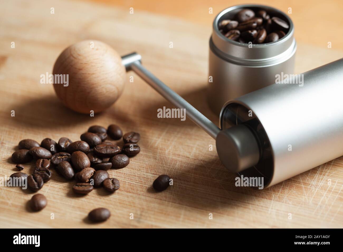 Molinillo de café manual - HEIHOX Molinillo de café manual con